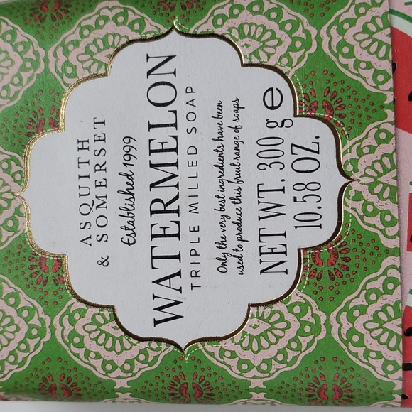 Asquith & Somerset Watermelon Triple Milled Soap - Picture 2 of 5